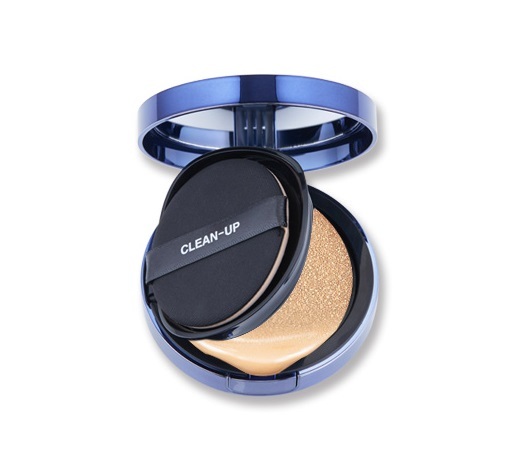 Антивозрастной тональный крем-кушон 19 тон CUSKIN Clean-Up Skinfit Cushion Pact SPF 50 PA++++, 30 мл
